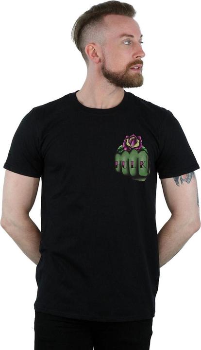 Image du produit - T-shirt HULK TATTOO FIST BREAST PRINT - Homme (L)