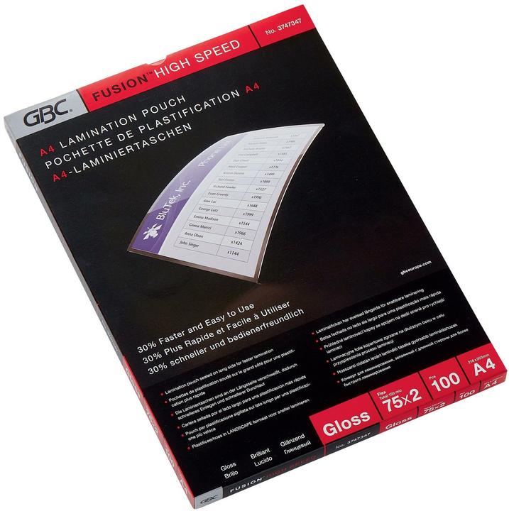 Actual product image GBC Laminating film (A4, 100 Piece, 75 µm)