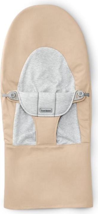 Image du produit BabyBjörn Tissu siège bascule tissé/jersey, beige/gris