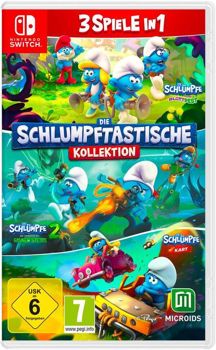 Actual product image Microids Smurfs Smurftastic Collection 3 in 1 (Switch, DE)
