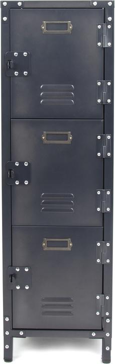 Image du produit Vieille armoire en métal avec 3 portes verrouillables (30.50 cm, 100 cm)