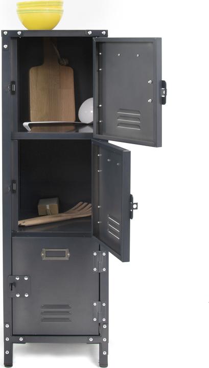 Image du produit Vieille armoire en métal avec 3 portes verrouillables (30.50 cm, 100 cm)