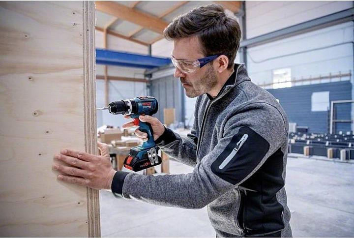 Immagine prodotto Bosch Professional Trapano a percussione a batteria GSB 18V-90 C (2x4.0Ah ProCore, GAL 18V-40, L) (Batteria ricaricabile)