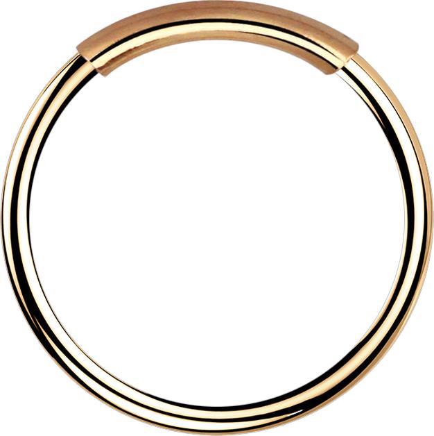 Image du produit Star Piercing Anneau de nez sans fin or rose (Argent sterling 925, sans laiton)