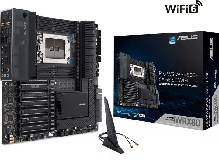 Productafbeelding ASUS Pro Ws Wrx80e-Sage Se Wifi (sWRX8, AMD WRX80, E-ATX)