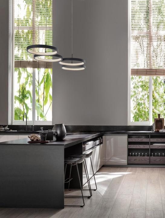 Image du produit Nova Luce MAGNUS LED Suspension Noir 41W Blanc Chaud 84x32x120cm dimmable 9248117