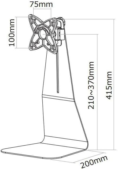 Actual product image Neomounts Fpma-D800 (Table, 27")