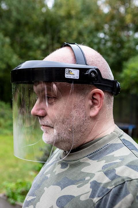 Produktbild Neo Gesichtsschutz, 1 mm dick (austauschbares Schutzglas)