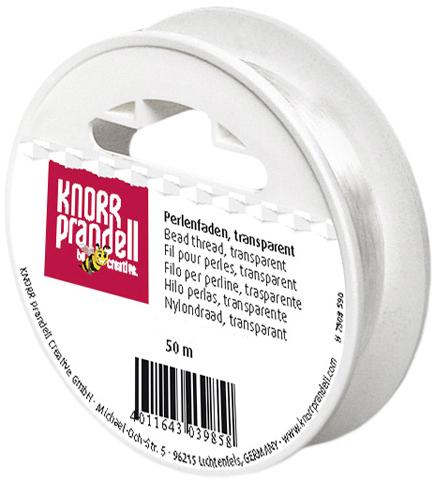 Actual product image Knorr Prandell Perlon thread - transparent