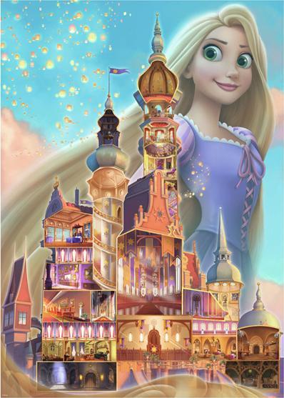 Immagine prodotto Ravensburger Puzzle 12000264 - Rapunzel - puzzle da 1000 pezzi Disney Castle Collection per adulti (1000 pezzi)