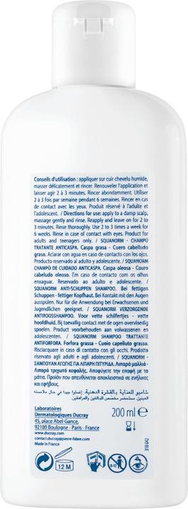 Ducray Squanorm Shampoo 200ml (200 ml, Flüssiges Shampoo)