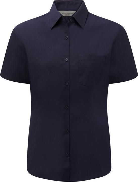 Produktbild Russell Collection Poplin Bluse Kurzarm pflegeleicht (XS)