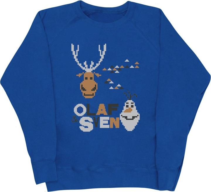 Disney Frozen Christmas Olaf And Sven Sweatshirt (XL)