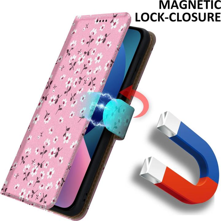 Actual product image Cadorabo Book cover with print (Apple iPhone 13)