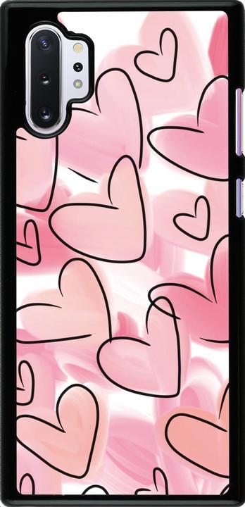 Produktbild PhoneLook Hülle Easter 2023 pink hearts (Samsung Galaxy Note 10+)