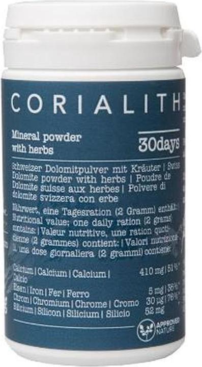 Corialith Schweizer Dolomitpulver mit Kräuter (1 Stück, Pulver, 88 g)