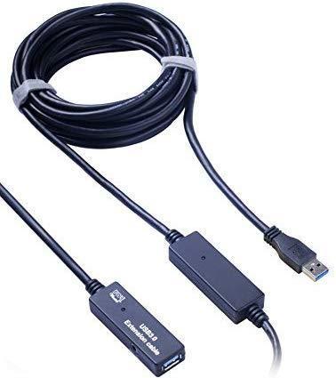 PremiumCord USB-A - USB-A USB cable 10 m black (ku3rep10) (10 m, USB 3.0)