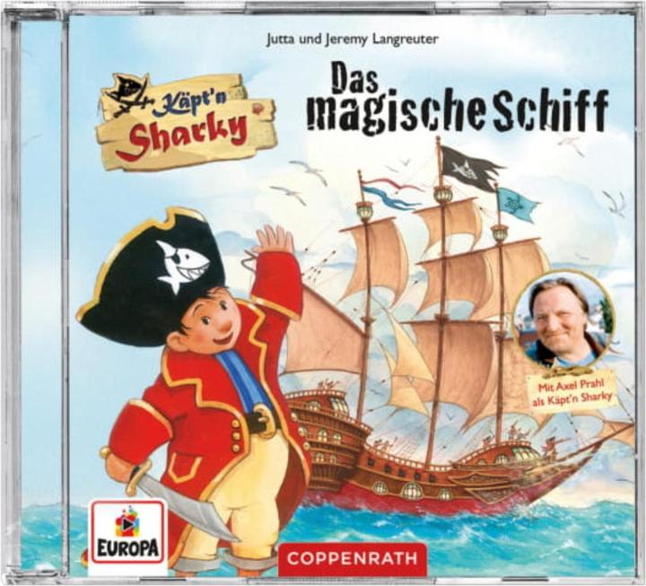 Immagine prodotto CD Radio play: Käpt'n Sharky - La nave magica (Silvio Neuendorf, Cielo del Mont, Axel Prahl, Jutta Longreuter, Jeremy Langreuter, Tedesco)