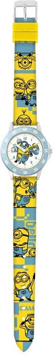 Produktbild Disney Accutime Minions Yellow Silicone Strap Time Teacher Watch DMF4107