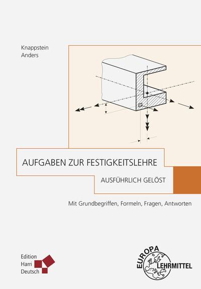 Actual product image Tasks for strength theory - solved in detail (German, Denis Anders, 2020)