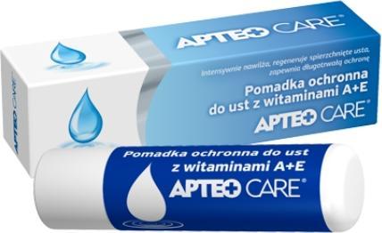 Image du produit Apteo Rouge à lèvres protecteur avec vitamines A et E - Baume à lèvres nourrissant et hydratant