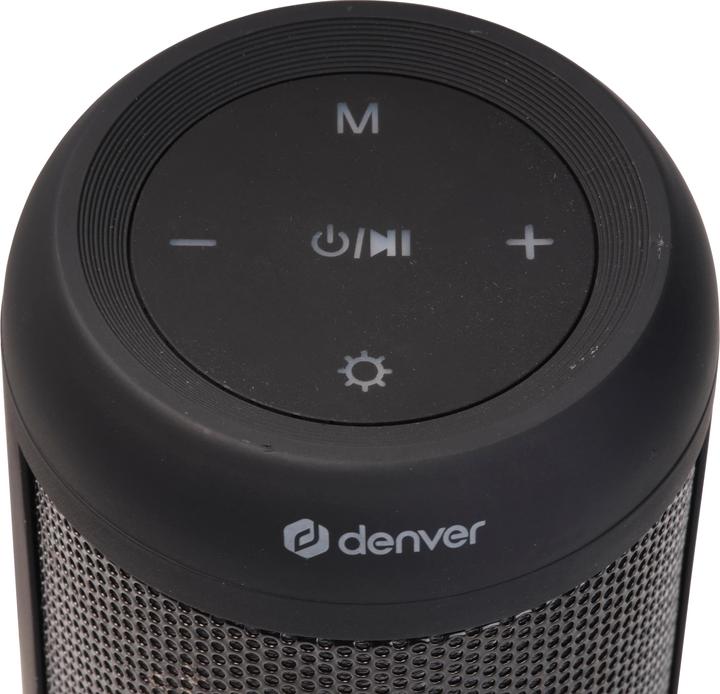 Actual product image Denver BTL-63 BT Loudspeaker w. light effects (3 h, Rechargeable battery operated)