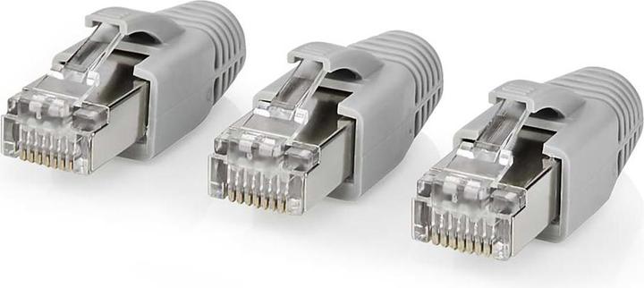 Nedis CCBW89370GY Spina RJ45 passante FTP CAT6 fissa/stranded diritta placcata oro 10 pz. (F/UTP, CAT6, 10 m)