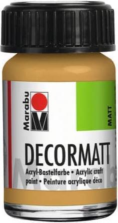 Image du produit Marabu Decormatt Acrylique 15 ml en pot or métallique (Or Métallique)