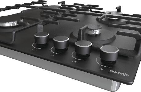 Produktbild Gorenje G642AB hob Black Built-in Gas 4 zone(s)