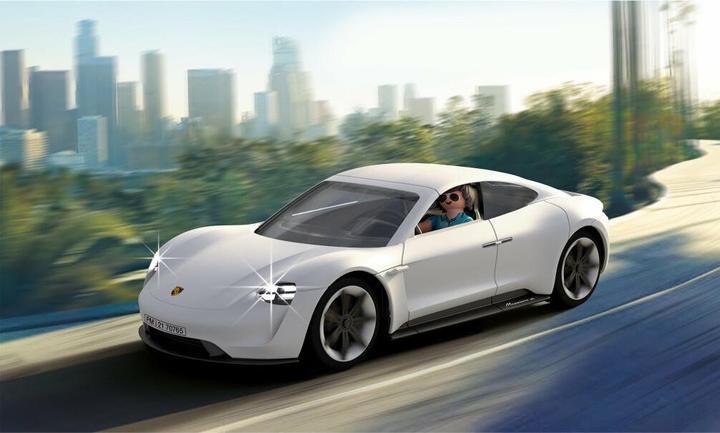 Actual product image Playmobil Porsche Mission E (70765, Playmobil Porsche)
