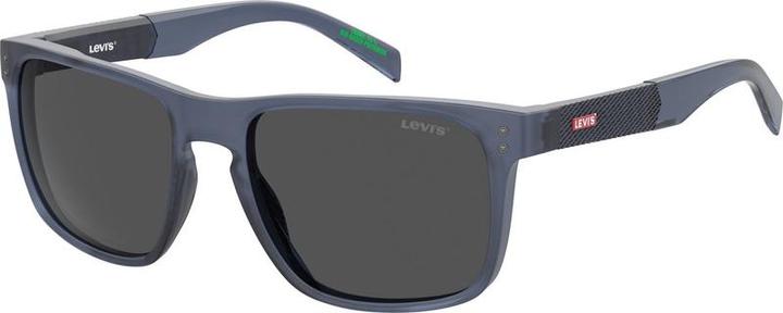 Levis LV 5058/s rechteckige Kunststoff -Sonnenbrille für Männer