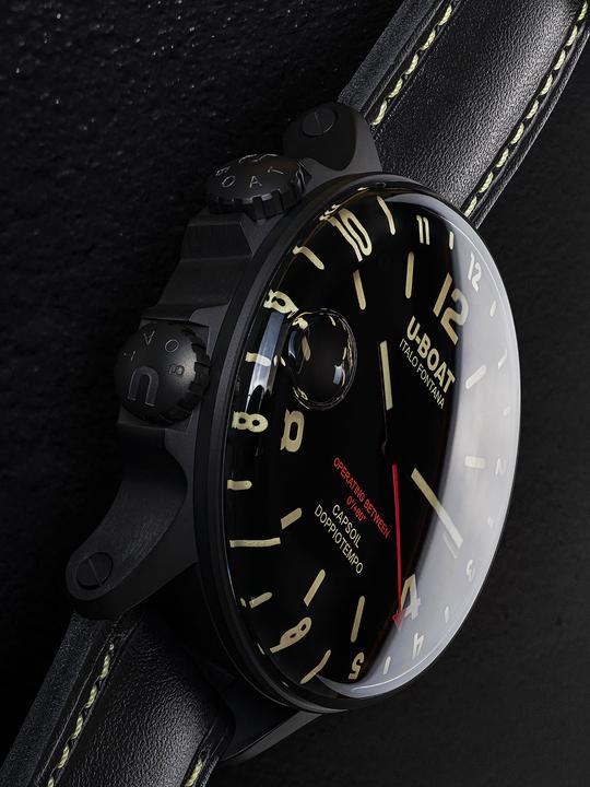 Image du produit U-Boat 9671 Capsoil Doppioempo DLC GMT (Montre de sport, 55 mm)