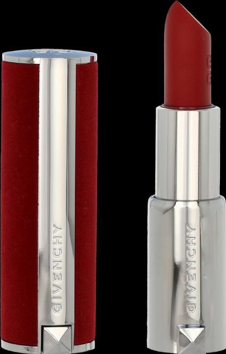 Actual product image Givenchy Le Rouge Deep Velvet Lipstick (#37 Rouge Graine, 24h Hour Wear Exceptional Glide, Velvet Case)