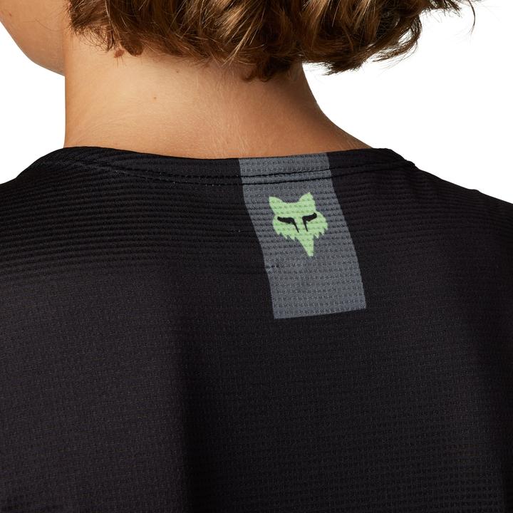 Actual product image Fox Jersey 23 Yth Flexair Ss Blk Yl (L)