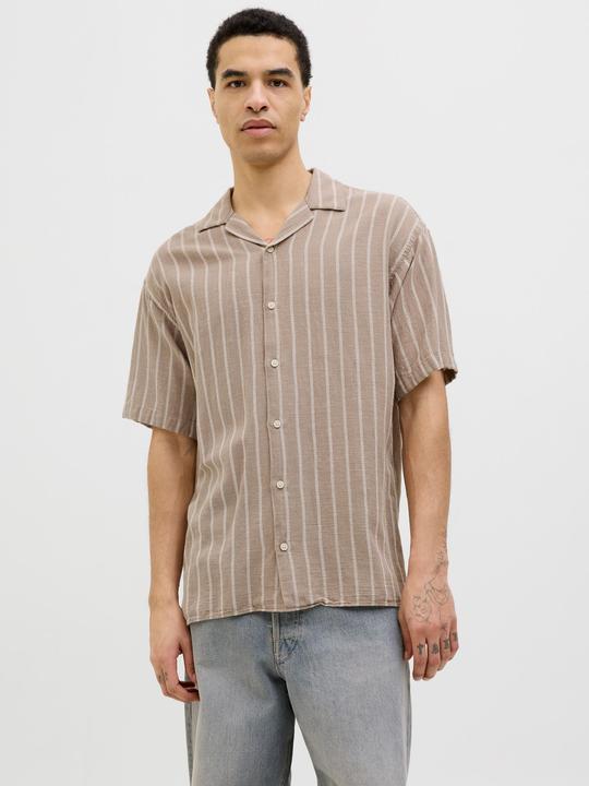 Produktbild Jack & Jones Jjeenzo Stripe Resort Shirt Ss Sn (XS)