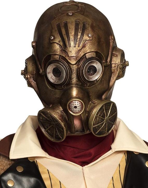 Image du produit Boland Masque de tête en latex Gaspunk : masque steampunk