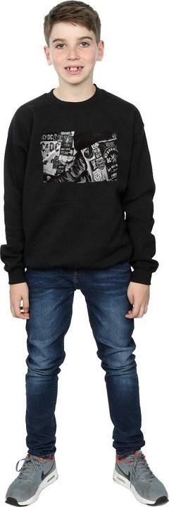 Actual product image AC/DC Boys Badges And Posters Collection Sweatshirt (116)