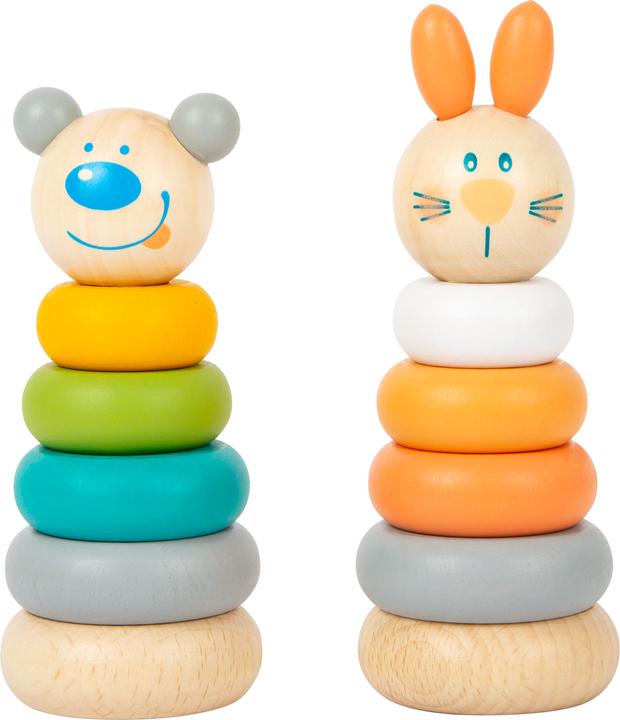 Actual product image small foot Display stacking tower pastel