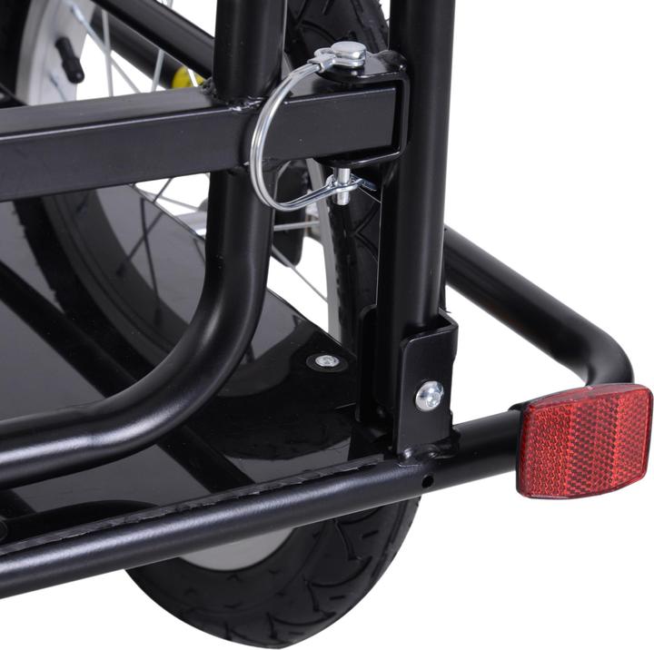 Actual product image Homcom Fahrradanhänger feste Bodenplatte