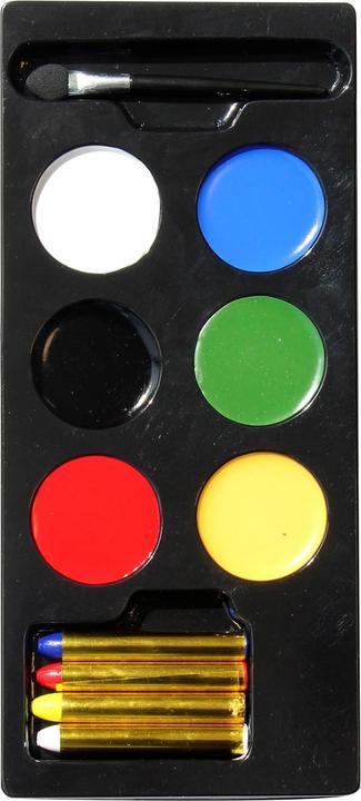Actual product image Magni Make-up palette Aqua 30g 6 colours with brush
