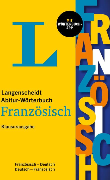 Image du produit Langenscheidt Abitur-Wörterbuch Französisch Klausurausgabe (Allemand, Français, 2025)