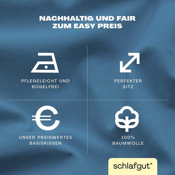 Produktbild schlafgut Easy Jersey (Duvetbezug, 70 x 90 cm)