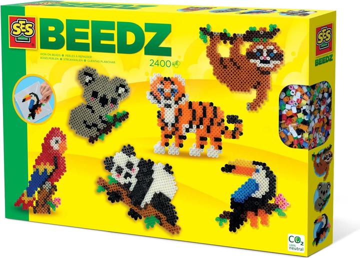 Produktbild Ses Creative Beedz Bügelperlen - Dschungeltiere