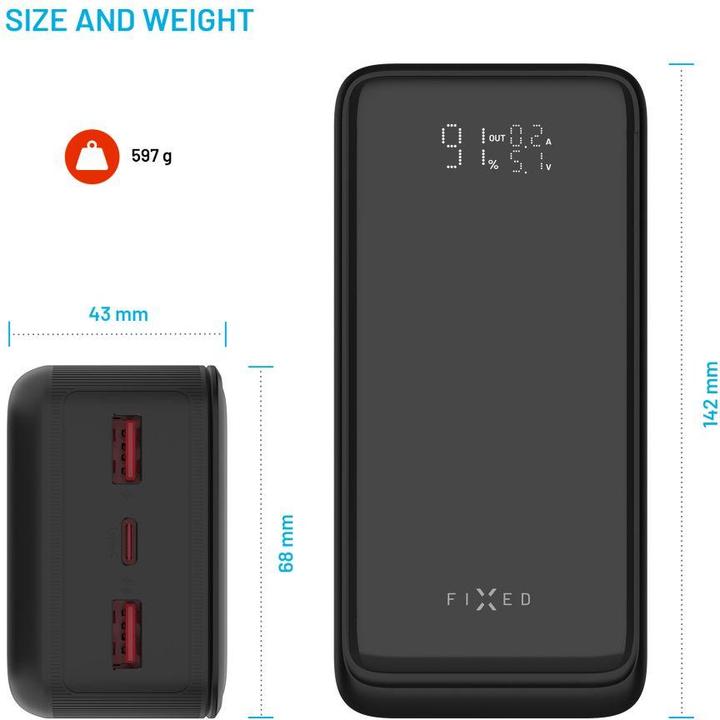 Produktbild Fixed Zen2 30, PD 65W, 30 000 mAh (30000 mAh)