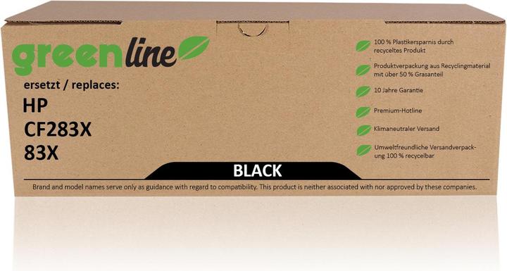 Produktbild Inkadoo Toner greenline ersetzt HP CF 283 X / 83X Toner