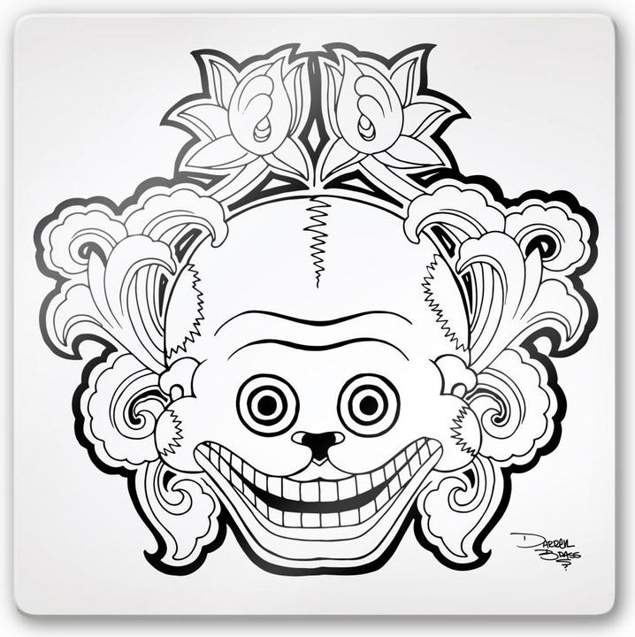 Immagine prodotto Miami Ink Maschera di morte messicana 2 (50 x 50 cm)