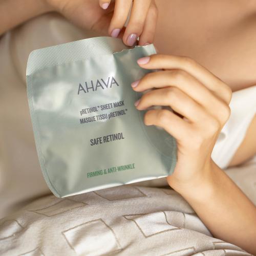 Produktbild Ahava Sheet Mask - Tuchmaske für trockene, stumpf aussehende Haut