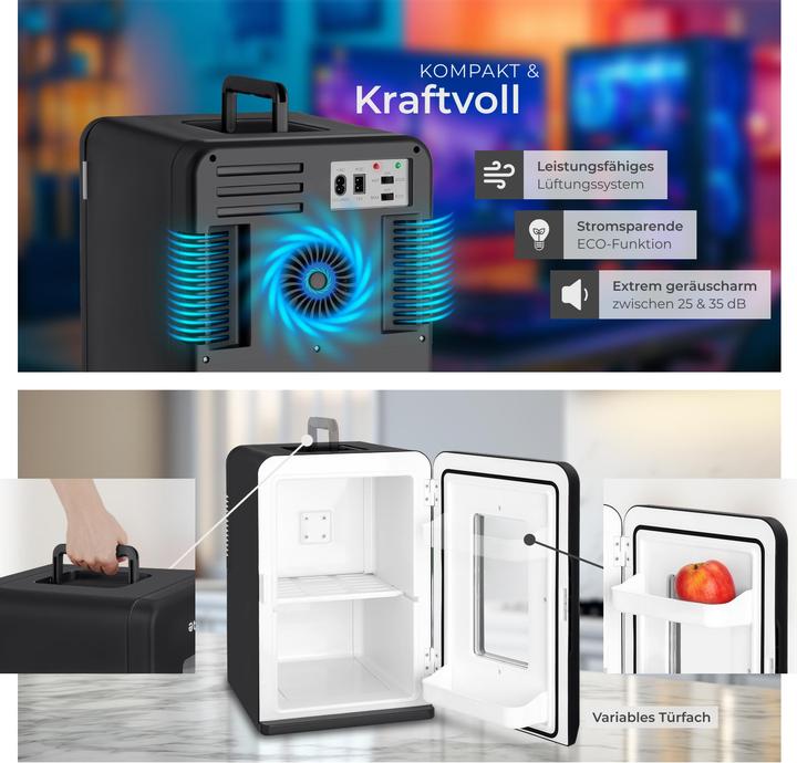 Produktbild tectake Tragbarer Mini-Kühlschrank (14 l)