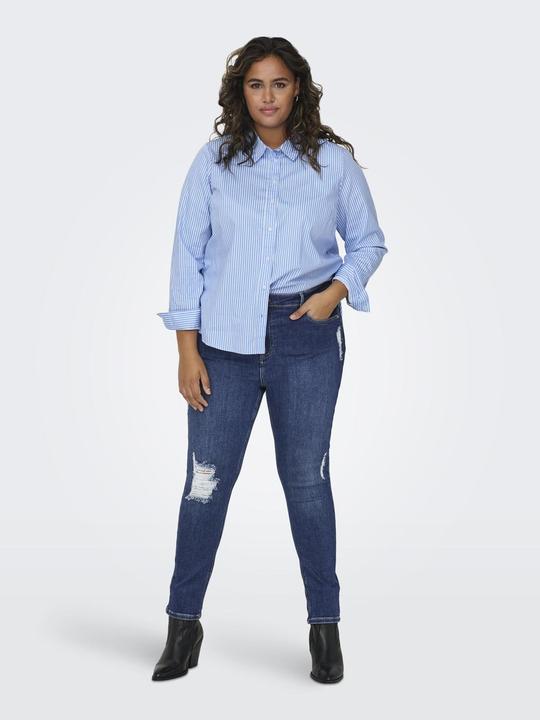 Actual product image Only Curvy CARMILA HW ANK DST Skinny Fit Jeans (W44/L32)