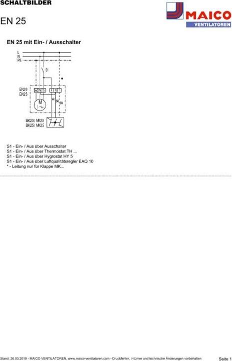 Actual product image Maico Wall and ceiling ventilators EN 25